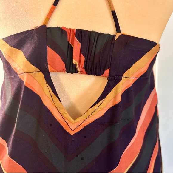 Anthropologie Runi Chevron Midi Dress Size Small - Picture 8 of 16